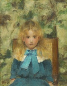 Portrét mademoiselle Van der Hecht, 1883. od Fernand Khnopff