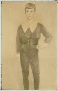Princ Leopold Belgický, vévoda z Brabant, 1913 od Fernand Khnopff