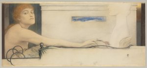 The Offering, 1891 od Fernand Khnopff