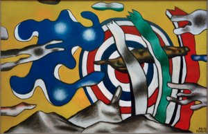 Letadlo na obloze od Fernand Leger