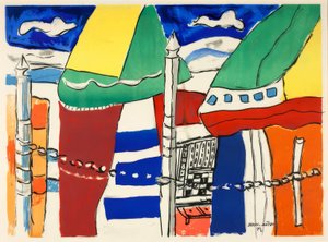 Deauville, srpen 1950 od Fernand Leger