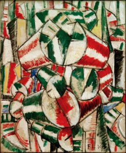 kontrast tvarů od Fernand Leger