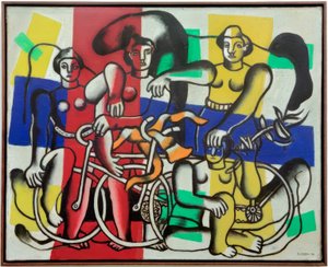 Krásné cyklistky od Fernand Leger
