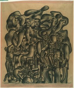Potulní umělci od Fernand Leger