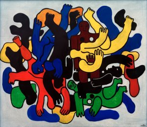 Černí potápěči od Fernand Leger