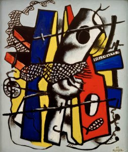 Černá mřížka od Fernand Leger