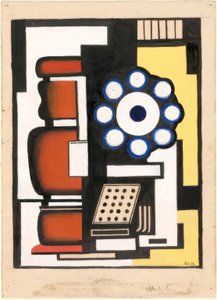 Studie pro „Kuličkové ložisko“ od Fernand Leger