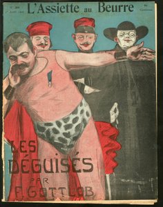 Obálka „“ „L’Assiette au Beurre““, číslo 209, satirická barva od Fernand Louis Gottlob