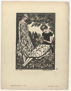 Gazette du Bon Ton, 1920 - č. 5, Pl. 34: Trochu moc