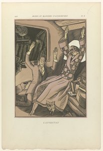 Módy a způsoby dneška, 1922, Pl. 10: Útok od Fernand Siméon