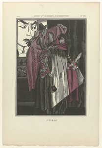 Móda a způsoby dneška, 1922, Pl. 12: Obrazovka od Fernand Siméon
