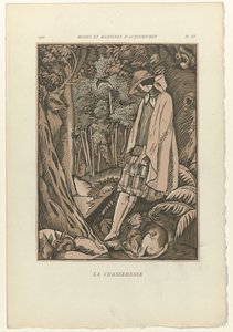 Módy a způsoby dneška, 1922, Pl. 6: Lovkyně