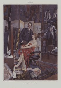 Interieur de lAtelier (interiér studia)