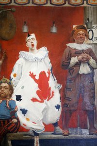 Akrobati, detail, 1888