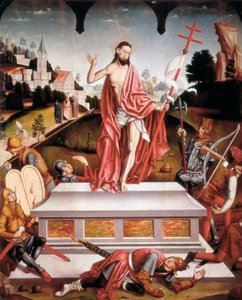 Vzkříšení, obraz Fernando Gallego