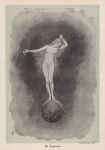 The Ball Runner (litho) od Fidus