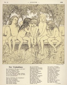 Nevděčný (litho) od Fidus