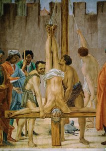 Ukřižování svatého Petra (freska) od Filippino Lippi