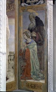 SS. Anthony a Lucy, detail ze svatostánku Canto al Mercatale, 1498 od Filippino Lippi