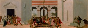 Smrt Lucretie (tempera na panelu) od Filippino Lippi