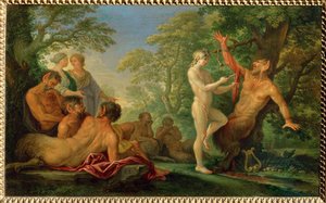 Le supplice de Marsyas - Marsyasův trest, Měď... od Filippo (circle of) Lauri