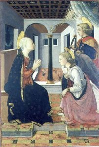 Zvěstování se sv. Juliánem (panel) od Filippo (workshop of) Lippi