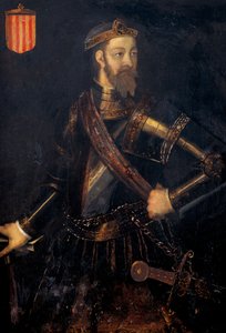 Portrét Ramona (Raymonda) Borella I (972-1017), hraběte z Barcelony, ​​Gerona a Ausona od Filippo Ariosto