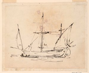 Kresba, Plachetnice, 1770-1800 od Filippo Marchionni