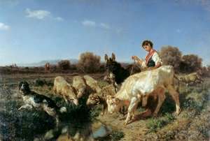Kastelupaikalla od Filippo Palizzi