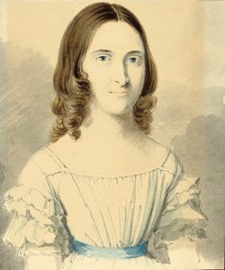 Portrét Christiny Georginy Rossetti od Filippo Pistrucci