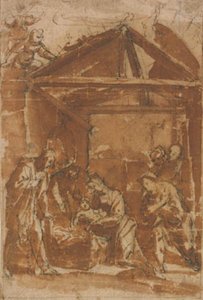 Klanění pastýřů od Filippo Tarchiani