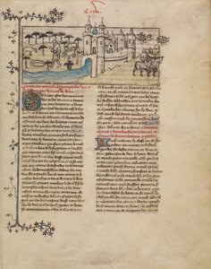 Romulus a Remus od First Master of the Bible historiale of Jean de Berry