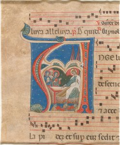 Tři svaté ženy u hrobu od First Master of the Cortona Antiphonaries