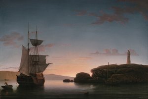 Maják v Camdenu, Maine, 1851