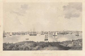 Pohled na Gloucester, Mass. od Fitz Henry Lane
