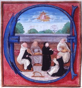 Add.15426 fol.86 Koncert pěti řádů od Flemish School