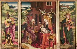 Klanění tří králů od Flemish School