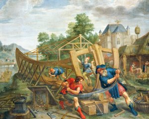 Stavba archy od Flemish School