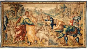 Vlámský gobelín. 17. století. od Flemish School
