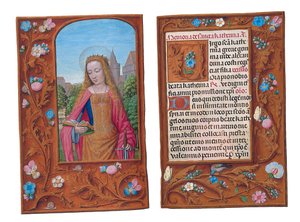 Folia z Rothschildovy knihy hodin, Gent nebo Bruggy, kolem roku 1505 od Flemish School