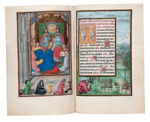Folia z Rothschildovy knihy hodin, Gent nebo Bruggy, kolem roku 1505 od Flemish School