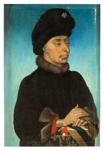 John The Fearless, vévoda z Burgundska (olej na panelu) od Flemish School