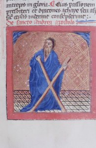 Paní Gen 1111 Page z Legenda Aurea, Bruggy, kolem 1400-10 od Flemish School