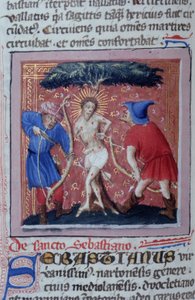 Paní Gen 1111 Page z Legenda Aurea, Bruggy, kolem 1400-10 od Flemish School