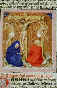 Paní Gen 1111 Page z Legenda Aurea, Bruggy, kolem 1400-10 od Flemish School