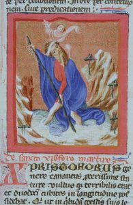 Paní Gen 1111 Page z Legenda Aurea, Bruggy, kolem 1400-10 od Flemish School