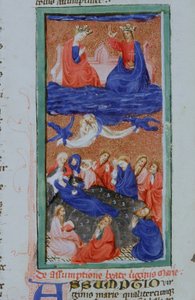 Ms Gen 1111 Stránka z Legendy Aurea, Bruggy, asi 1400-10 od Flemish School