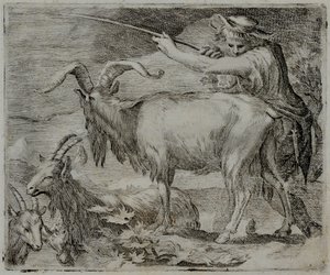 Starý mistr rytina od Flemish School