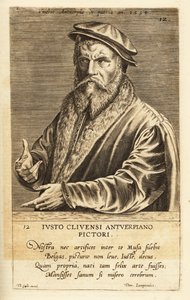 Portrét Joose van Cleve, vlámského malíře působícího v Antverpách, cca 1485-1540 od Flemish School