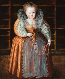 Portrét dítěte, údajně královny Alžběty od Flemish School